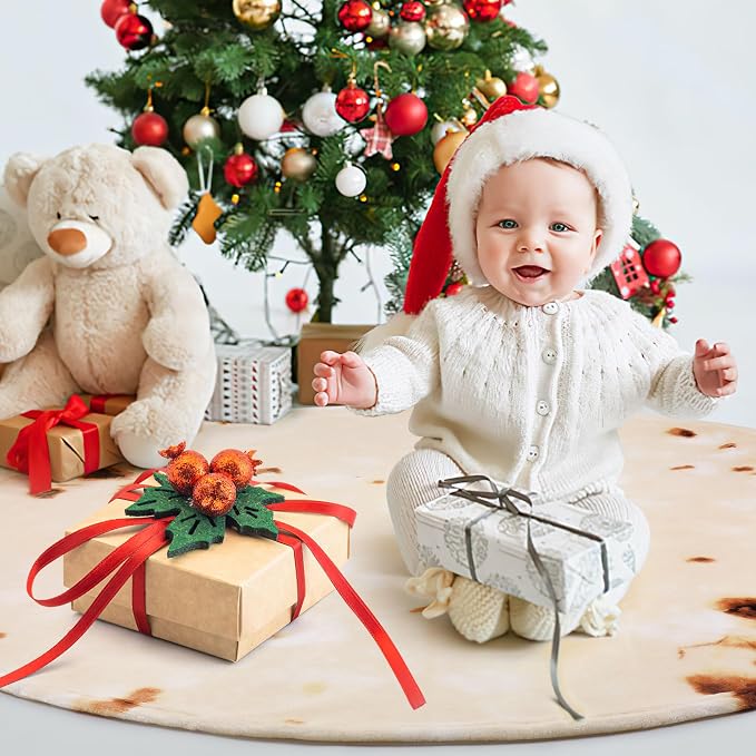 SeaRoomy Baby Burrito Tortilla Blanket, Baby Swaddle Blanket, 36inches | Funny Gifts For Newborn Boys & Girls, Baby Shower, Birthday & Christmas, Double Sided, Soft Flannel Round