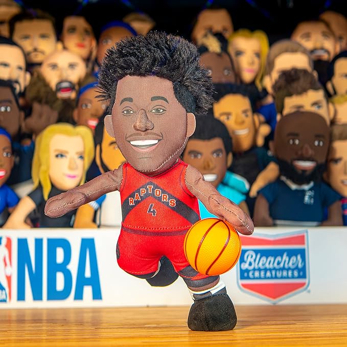 Bleacher Creatures Toronto Raptors Scottie Barnes 10" Plush Figure - A Superstar for Play and Display