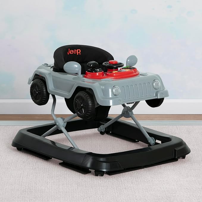 Jeep Wrangler Activity Walker by Delta Children, Grey