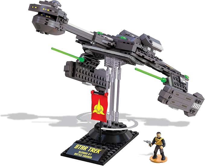 Mega Bloks Star Trek Klingon D7 Battle Cruiser Collector Construction Set