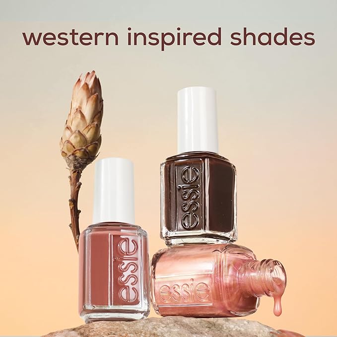 essie Nail Polish, Salon-Quality Brown Nail Polish, Boho Rodeo, Vegan, Boho Rodeo, 0.46 fl oz