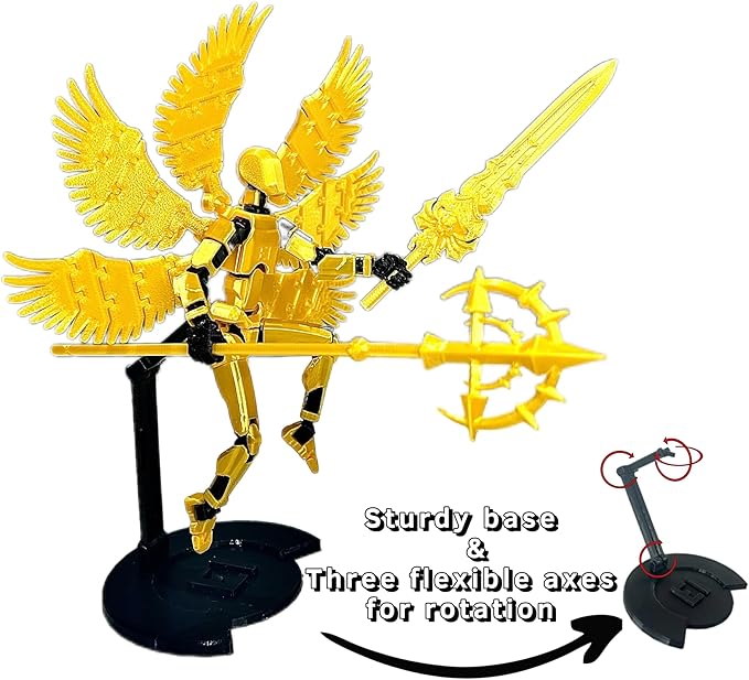 (Assembly Completed) T13 Action Figure Set,Titan 13 Robot Movable Action Figure,3D Printed T13 Articulated,Full Body Mechanical Doll,Christmas Birthday Gift for Kids Adult