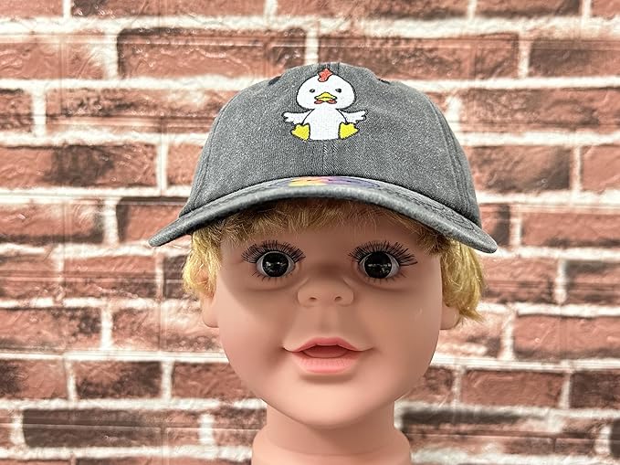 Embroidered Animal Baseball Hats for Boy and Girl
