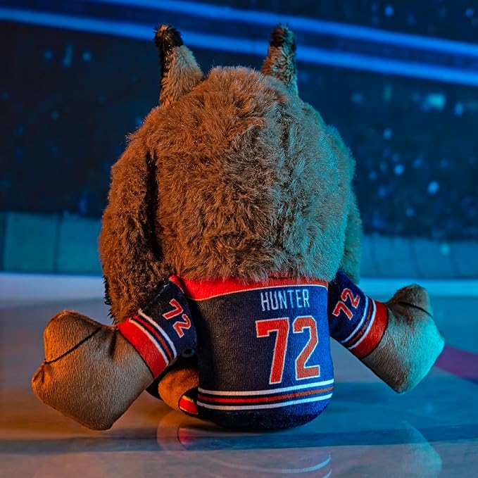 Bleacher Creatures Edmonton Oilers Hunter 8" NHL Kuricha Mascot Sitting Plush - Soft Chibi Inspired Mascot