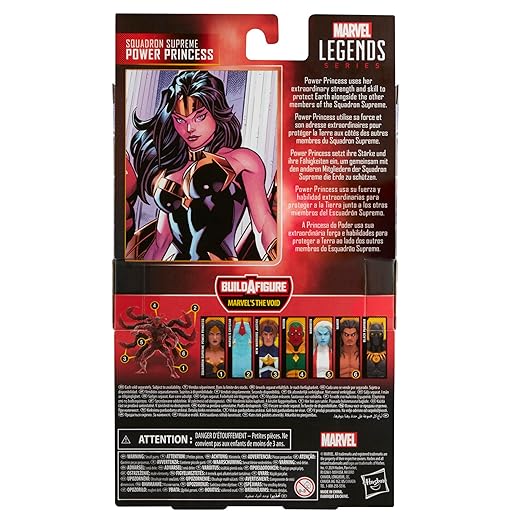 Marvel Legends Series Squadron Supreme Power Princess, Comics Collectible 6-Inch Action Figure