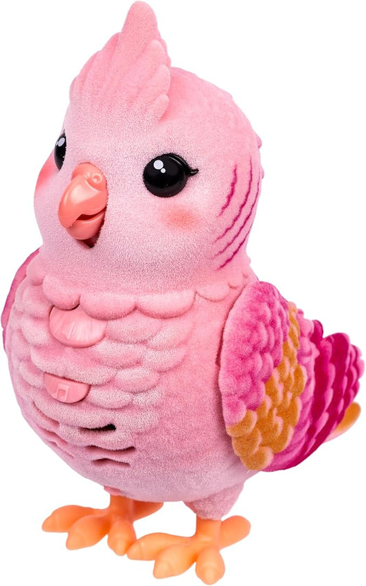 Little Live Pets My Really Real Talking Bird Toy & Cage - Rosie, Interactive Voice Repeating Toy, 20+ Sounds & Reactions, Talking Toys for Kids 5-7
