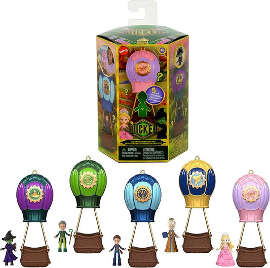 Mattel Universal Pictures’ Wicked Ozian Balloons Reveal Toy Set with Surprise Small Doll, Hot Air Balloon & Accessory (Styles May Vary)
