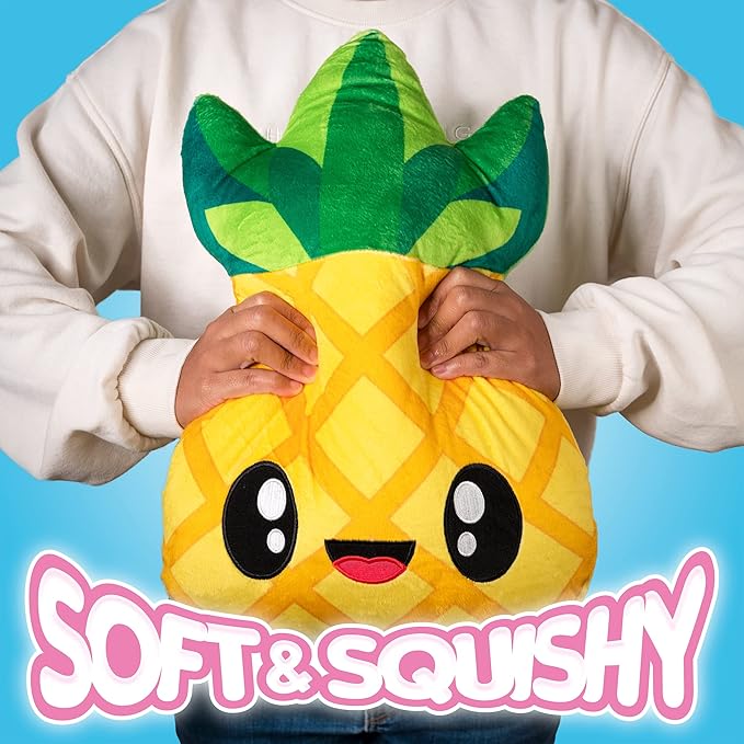Scentco Pineapple Smillows - Scented Stuffed Plush Accent Throw Pillow, Room Decor, Gift for Kids
