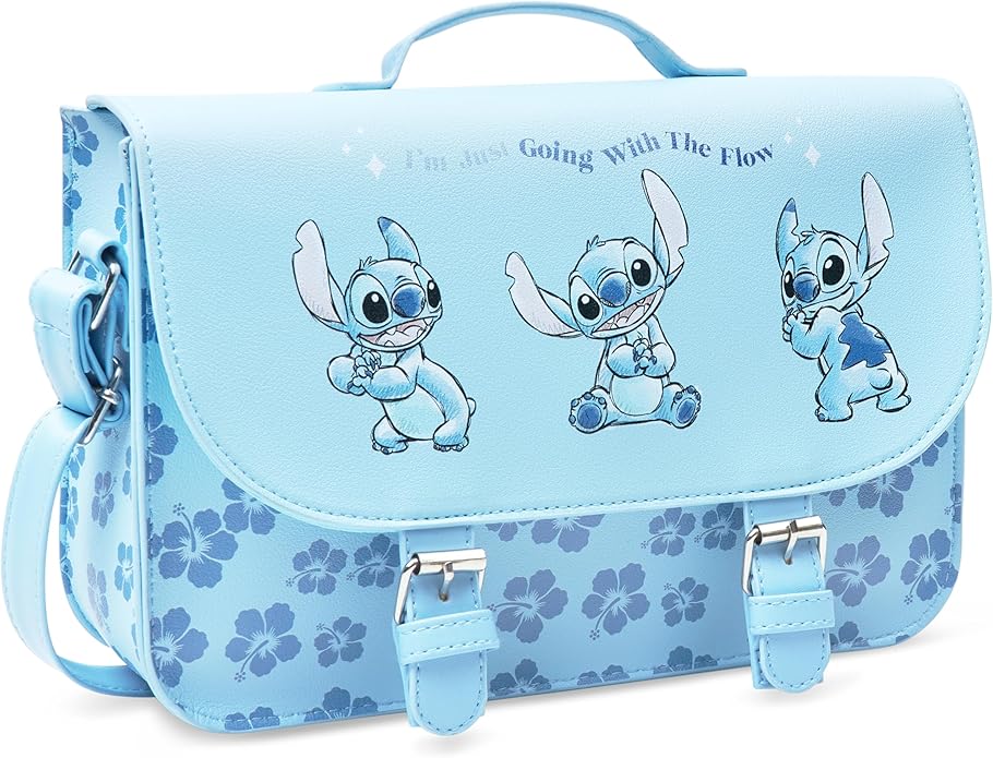 Disney Stitch Crossbody Bags for Women Teenagers Girls Purse Sling Shoulder Bag for Shopping Vacation Gifts for Her