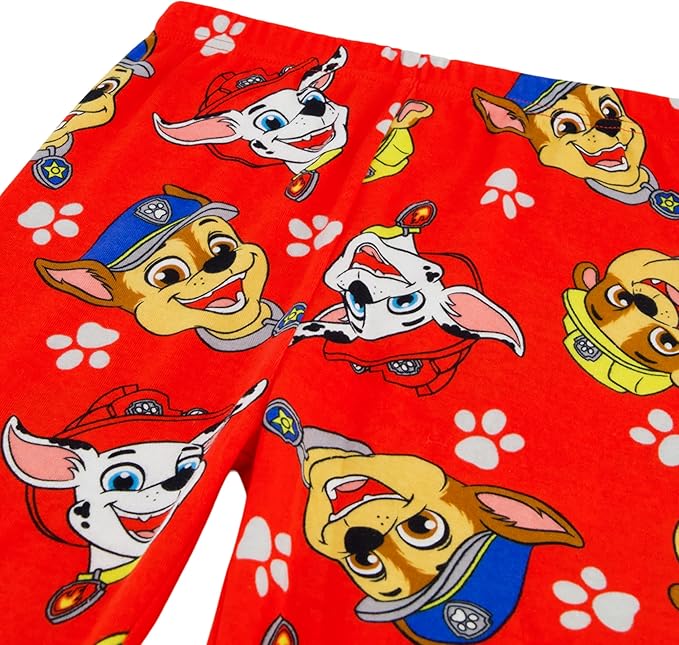 Nickelodeon Boys' Paw Patrol 6-piece Snug-fit Cotton Pajama Set, Soft & Cute for Kids