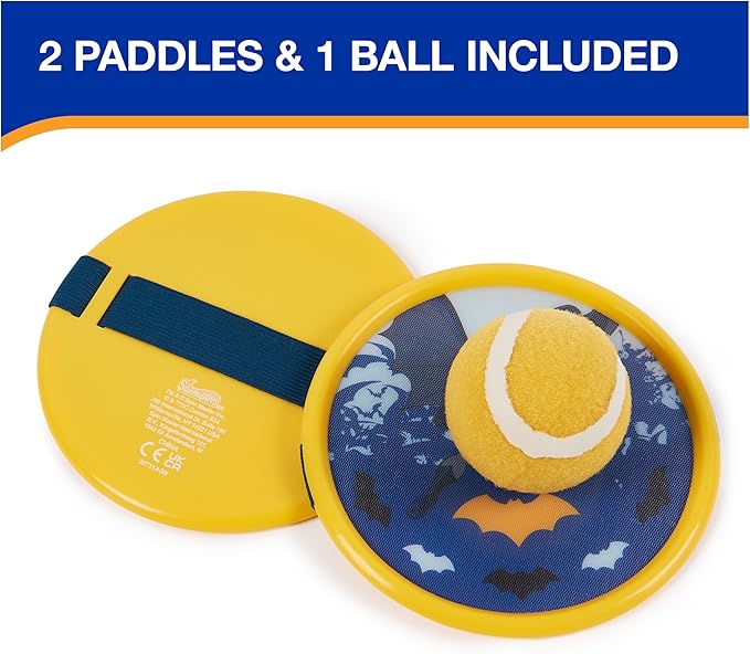 Swimways DC Batman Catch Game, Swimming Pool Accessories & Kids Outdoor Toys, DC Batman Party Supplies & Yard Games for Kids Aged 4 & Up