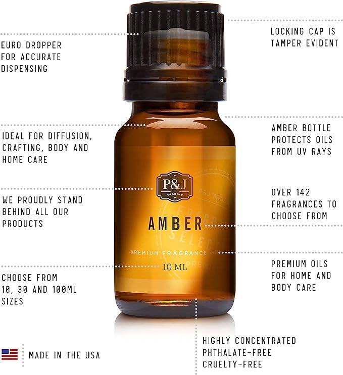 P&J Trading Fragrance | Smores Oil 30ml - Candle Scents for Candle Making, Freshie Scent, Soap Making Supplies, Diffuser Oil Scents