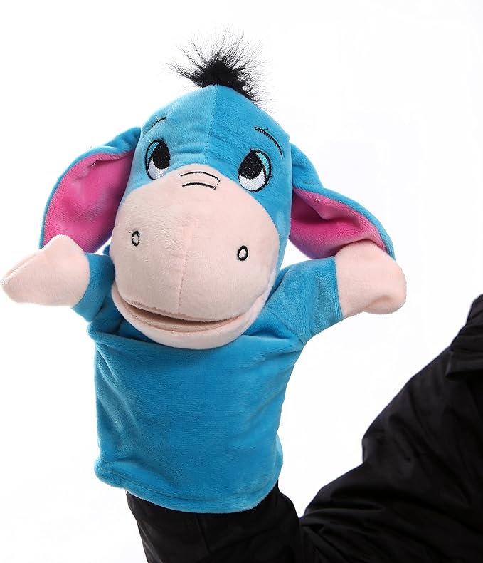 Animal Hand Puppets Set for Kids & Adults - 12.5" Premium Quality Soft Plush Toys with Movable Mouths - Perfect for Storytelling, Teaching, Preschool, Role-Play - Durable, Vibrant, Educational Puppets