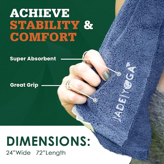 Jade Microfiber Yoga Towel