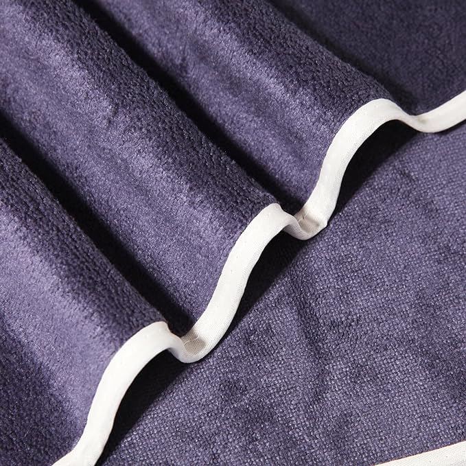 Microfiber Gym Towel Set for Men Women, Super Soft and Quick-Drying Towels for Fitness, Yoga, Cycling, Swimming (Blue+Grey+Purple, 3 Pack)