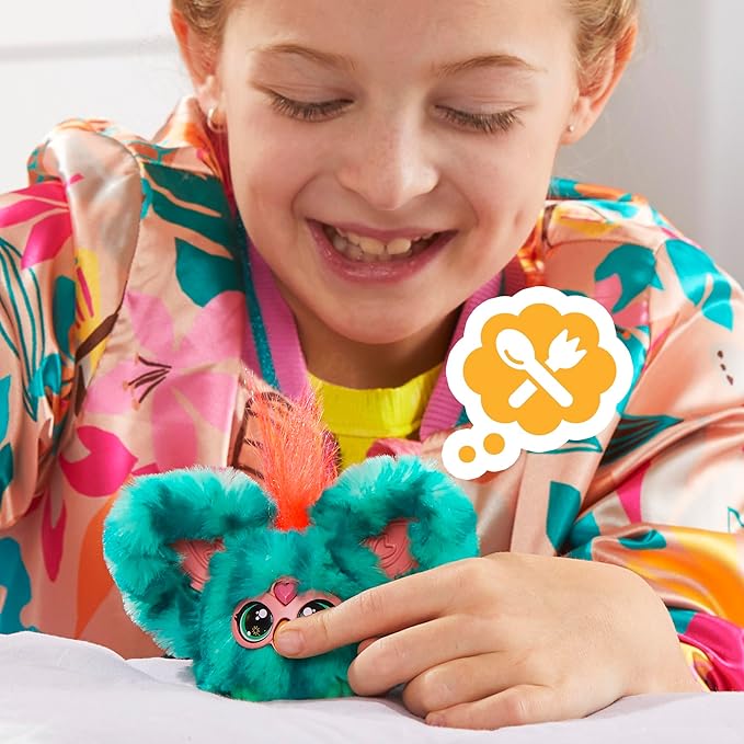 Furby Furblets 2-Pack, Mini Friends Luv-Lee & Mello-Nee, 45+ Sounds Each, Music & Furbish Phrases, Electronic Plush Toys, Red/Green & Purple/Blue, Back to School Gifts, Ages 6+ (Amazon Exclusive)