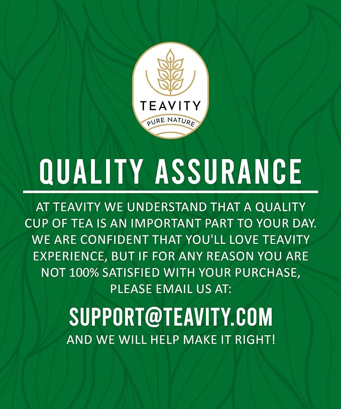 Organic Moringa Green Tea Pods for Keurig - Naturally Caffeinated by Teavity (36 Tea Pods)