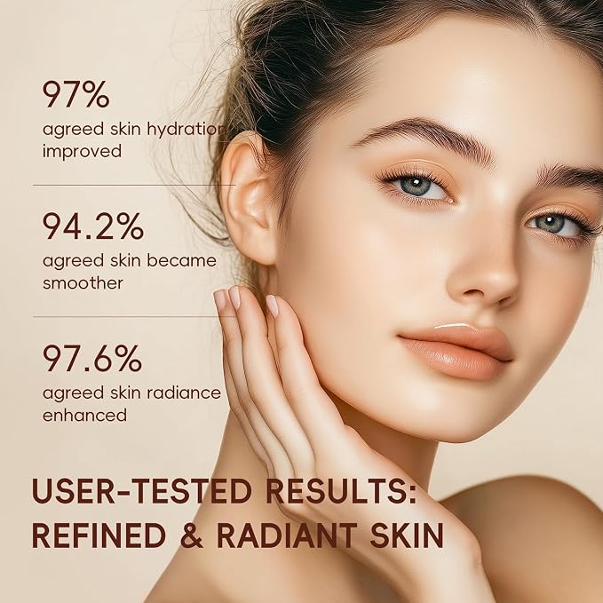 Korean Rice Radiance Skincare Set, 5 Piece Moisturizing Rice Skin Care | Silky Cleanser, Milky Toner, Glow Serum, Eye Cream, Moisturizing Cream