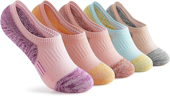 Gonii Womens No Show Socks Athletic Ankle Socks Cushioned Running Low Cut 5-8 Pairs