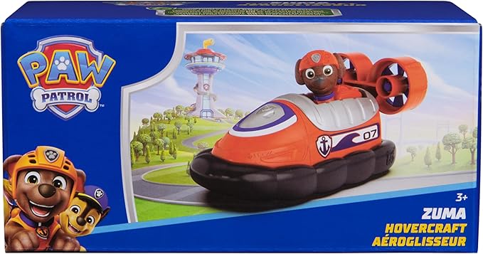 PAW Patrol, Zuma’s Hovercraft, Toy Vehicle with Collectible Action Figure, Sustainably Minded Kids Toys for Boys & Girls Ages 3 and Up