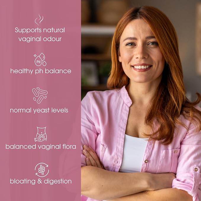Pure Micronutrients pH Balance Vaginal Probiotics for Women - Odor & Itch Support - Vaginal Health Pills with Cranberry, Lactobacillus & Prebiotics - Feminine Wellness Daily Supplement - 60 Capsules