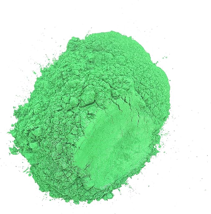 500 Grams (1.1 lbs) Best Bulk Price - Pearl Mica Powder Pigment Dye for Arts & Crafts Painting Making Bath Bomb Soap Candle Slime Jewelry Resin Woodworking (Green AG13)