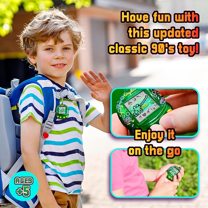 Giga Pet Floppy Frog Toy for Ages 5 and Above, 90s Throwback Collector’s Edition, Animal Care Through Play