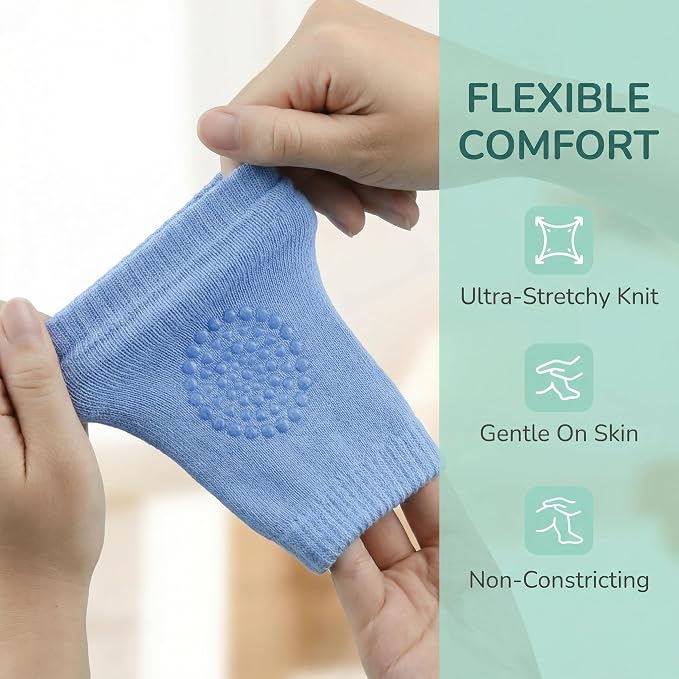Little World Baby knee Pads for Crawling - Anti Slip Unisex Baby Knee Protectors - Toddler Knee Pads Gift Idea for Baby