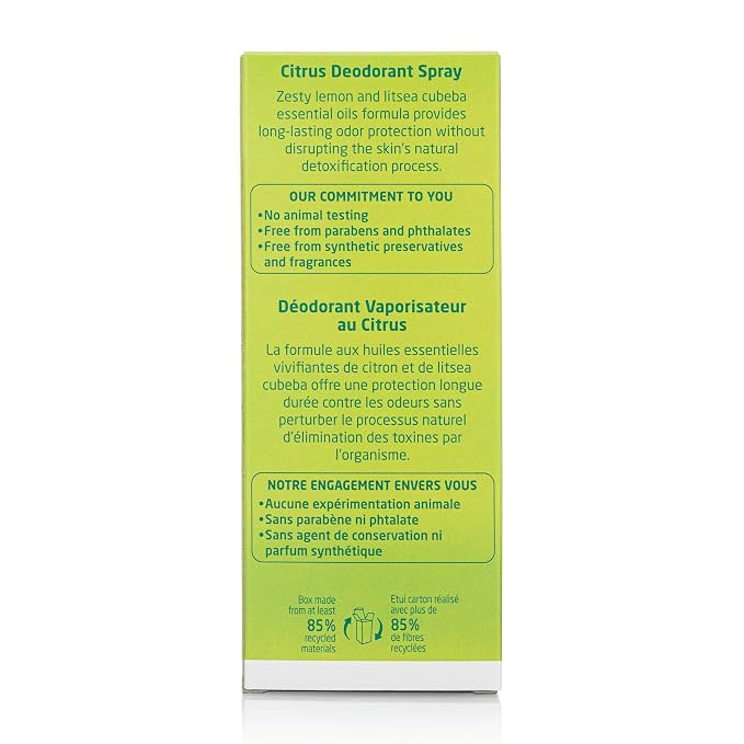 Weleda Citrus Deodorant, 3.4 Fluid Ounce