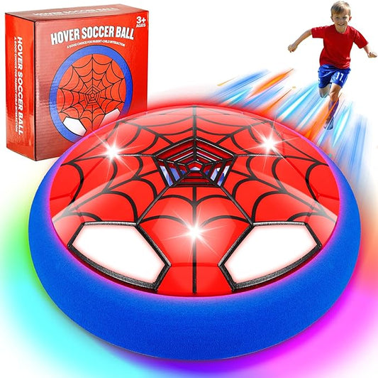 Light-Up Hover Soccer Ball Toy for Kids,Birthday Gifts for Boys Age 4 5 6 7 8 9 10 11 12 Year Old,Cool Stuff Party Game Gift for Boy 6-8, 8-12 - Floating Soccer Toys Gift for 8 Year Old