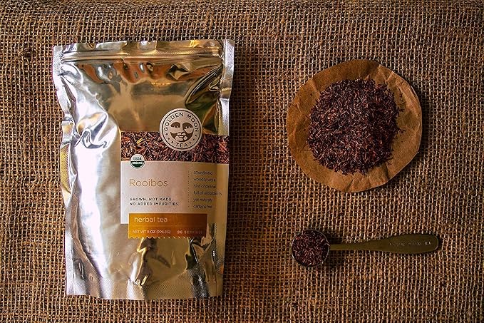 Rooibos Tea -Caffeine Free - Organic - Loose Leaf - Bulk - Non GMO - 96 Servings