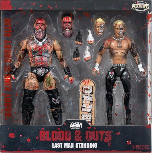 Ringside Blood & Guts (Darby Allin vs Brody King) - AEW Exclusive 2-Pack Toy Wrestling Action Figures