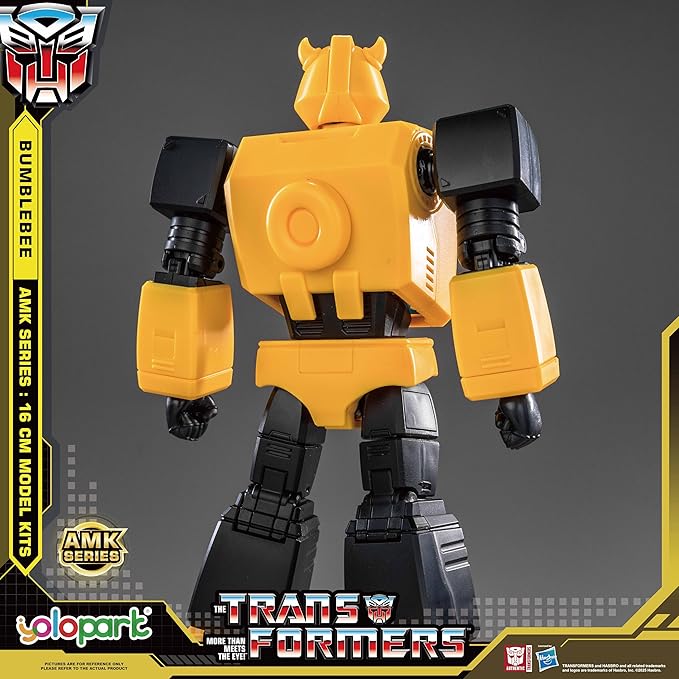 YOLOPARK Bumblebee Transformers Toy,AMK Series 6.3 Inch Highly Articulated Transformers G1 Action Figures with Weaponry for Adults Boys Girls,No Converting