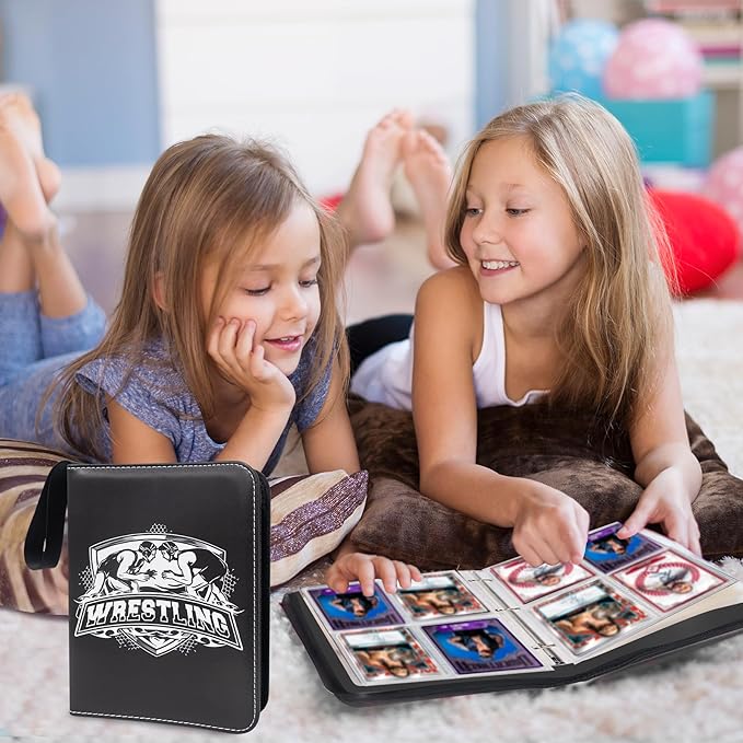 400 Pockets Card Binder for Trading Cards,Portable Waterproof Storage Bag with Removable Sleeves for Sports Cards Collectors