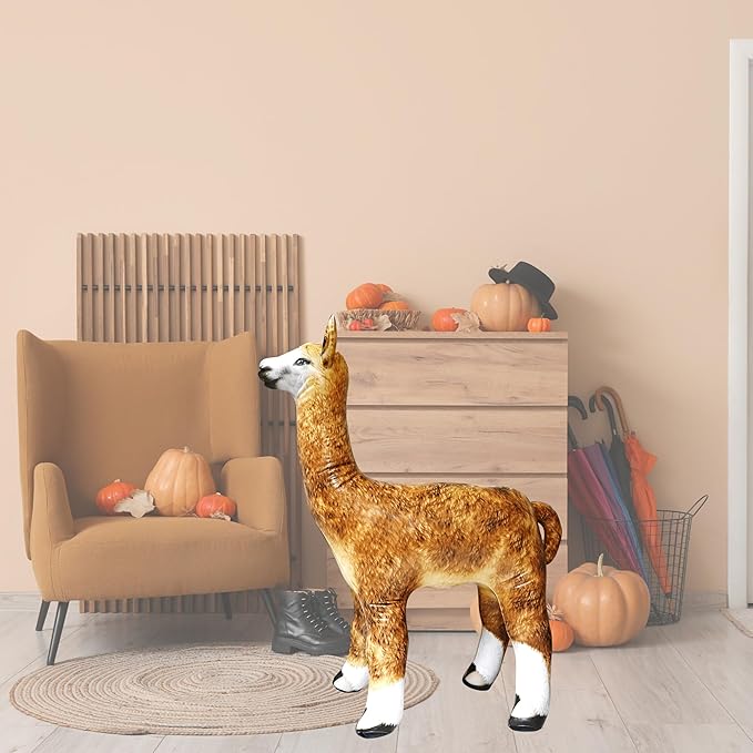 Jet Creations Inflatable Alpaca Height Party Favors Supplies Gifts, 30" Stuffed Animals An-Alpa