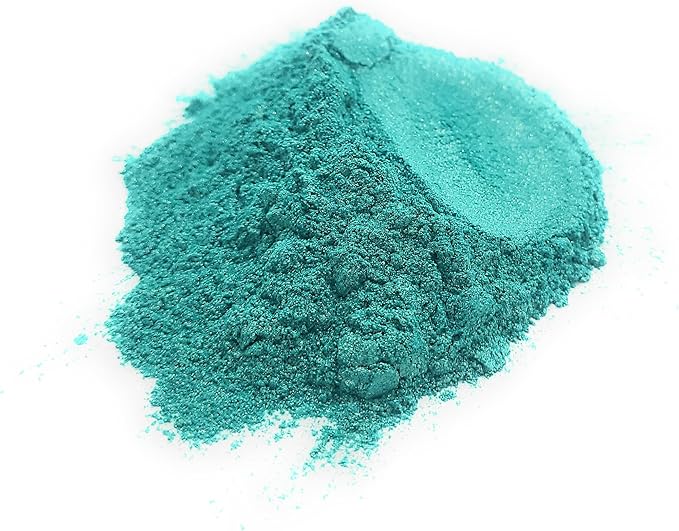 Pearl Mica Powder Pigment Dye - 500 grams (1.1 lbs) - Best Bulk Price for Fine Arts, Crafting, Painting, Bath bomb Soap Candle Slime Jewelry Making, Epoxy Resin, Woodworking (Green AG07)