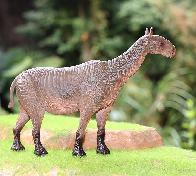 Gemini&Genius Paraceratherium Animals Action Figure Toys for Kids (Giant Rhinoceros)