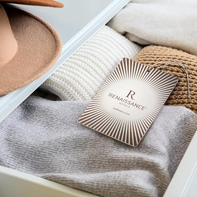 Renaissance Shiso Fragrance Card - Air Freshener for Closet - Car Freshener - Luxury Hotel Scent - Set of 3