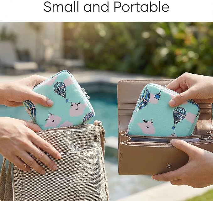 3Pcs Sanitary Pad Pouch, Sanitary Napkin Bag Pads for Women Pads Bags | Storage Bag Period Pouch Tampon Organizer Pouch Tampon Pad Holder for Purse, Pad Bags Feminine Care First Periods