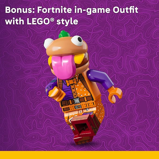LEGO Fortnite Durrr Burger Restaurant Kids Toy - Video Game Building Set for Boys & Girls, Ages 10+ - Fortnight Minifigures Beach Boss, Grimy, and More - Gift Idea for Birthdays & Gaming Fans - 77076