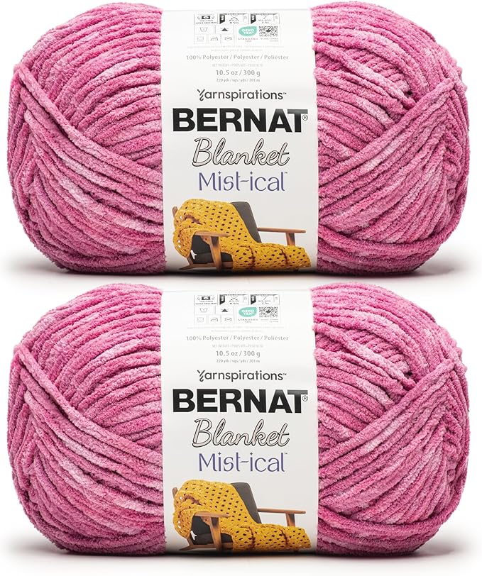 Bernat Blanket Mist-ical Phlox 2 Pack of 300g Yarn