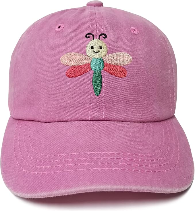 Embroidered Animal Baseball Hats for Boy and Girl