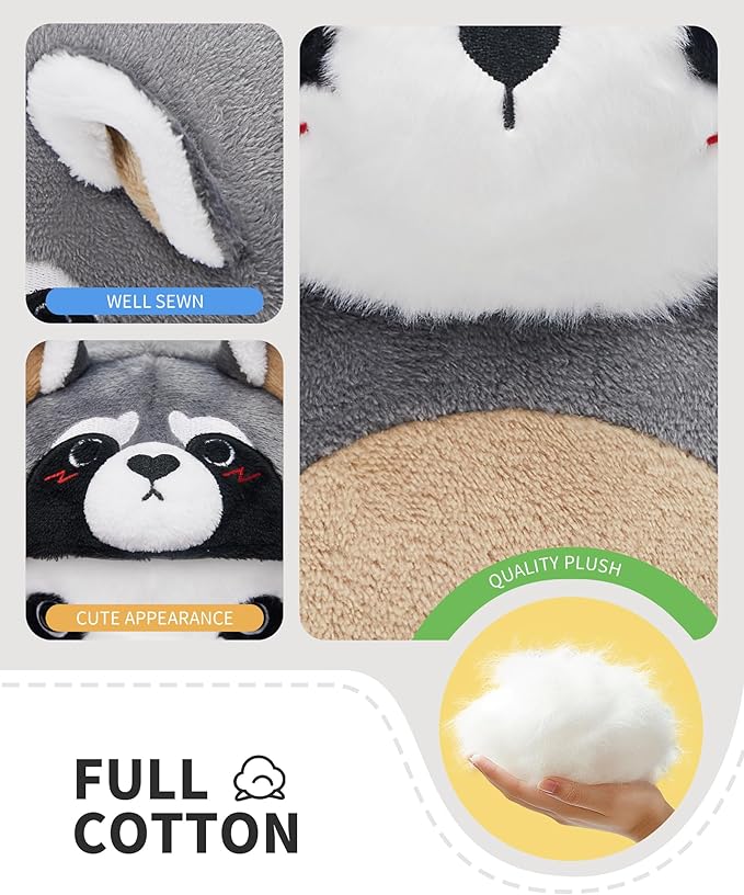 OLAOLA Raccoon Panda Plush 13.8 Inch Cute Panda Stuffed Animals Plush Toy Soft Doll Pillow for Kids Adults
