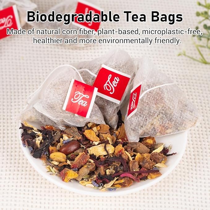 Pressure Balance Herbal Tea, Natural Traditional Chinese Herbal Teabags for Men & Women, Caffeine-Free, Sugar-Free, 9 Precious Ingredients Formula (1 Pack/30 Bags)
