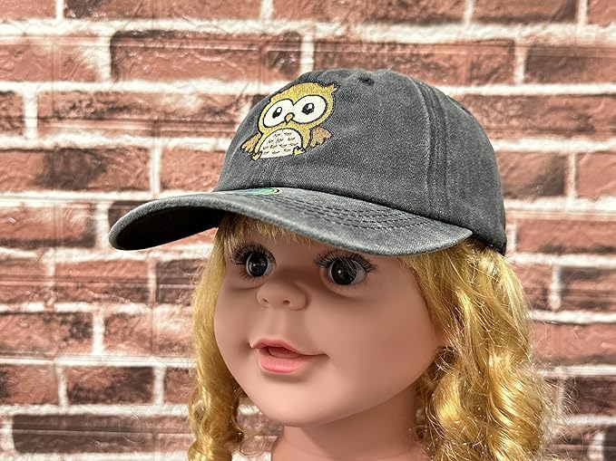 Embroidered Animal Baseball Hats for Boy and Girl