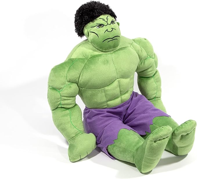 Jay Franco Avengers Plush Stuffed Hulk Pillow Buddy - Super Soft Polyester Microfiber, 23 inch (Official Marvel Product)