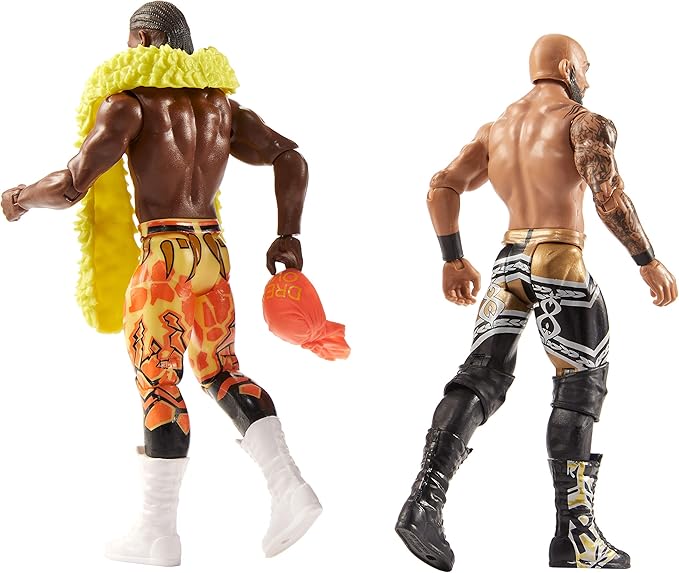 WWE MATTEL Ricochet vs Velveteen Dream Battle Pack Series #65 with Two 6-inch Articulated Action Figures & Ring Gear