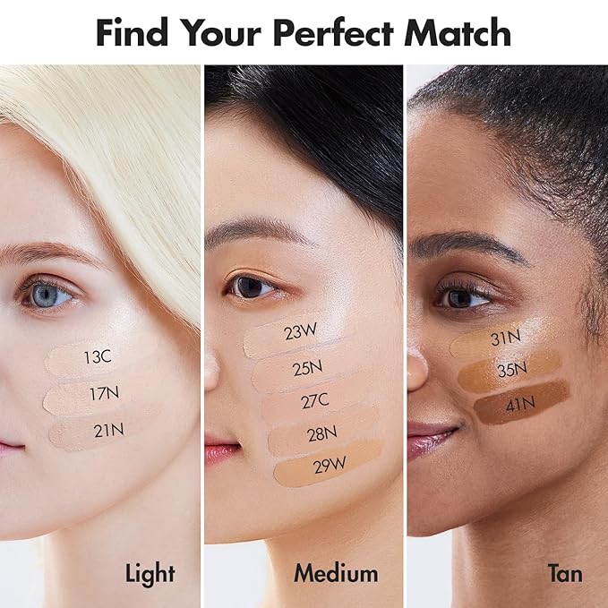 AGE20'S Signature Essence Pact SPF 50+ | Pack of 1 | 28N WALNUT | Cream Foundation, Dewy Finish, Natural Coverage | Korean Cushion Foundation