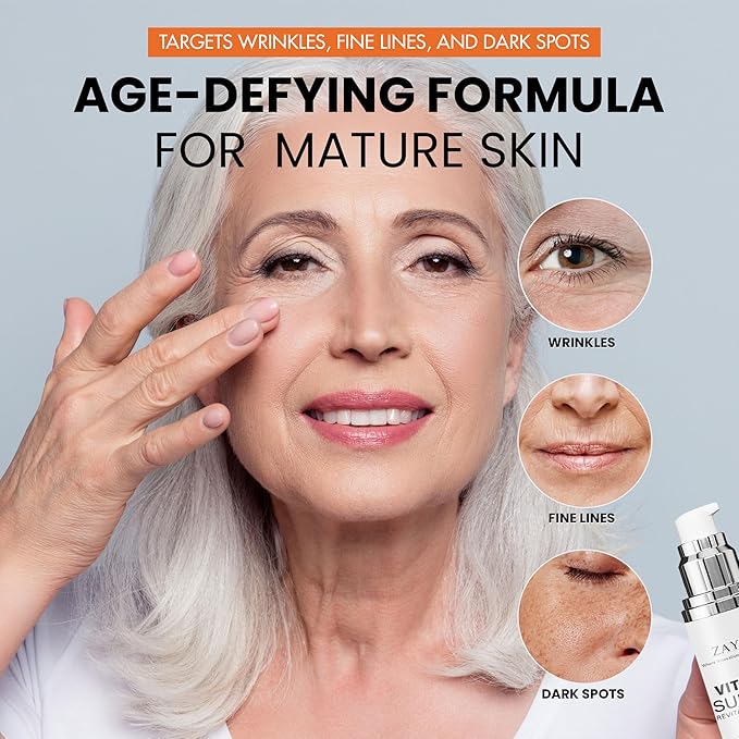 Super Vitamin C Serum 2-Pack — Hydrating Brightening Face Serum with Vitamin C, Hyaluronic Acid, Vitamin E, Niacinamide & Peptides — Helps Improve the Look of Uneven Skin Tone, Fine Lines & Radiance