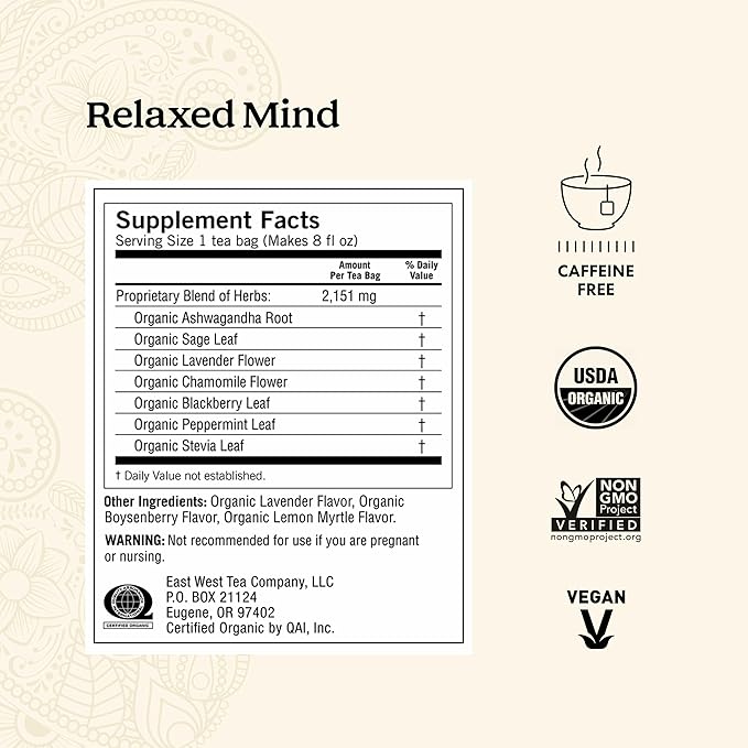 Yogi Tea Stress Relief & Relaxation Variety Sampler - 16 Bags per Pack (5 Packs) - Organic Relaxing Tea Sampler Set - Calming, Comforting Chamomile, Relaxed Mind & More